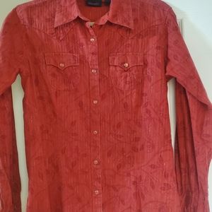 Old school Wrangler snap up shirt